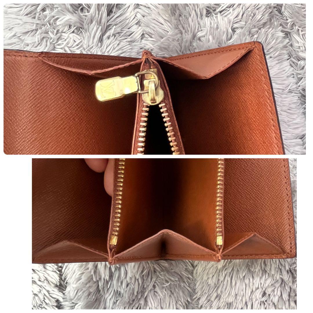 ルイヴィトン　ポシェットポルトモネ　クレディ　長財布　モノグラムキャンバス