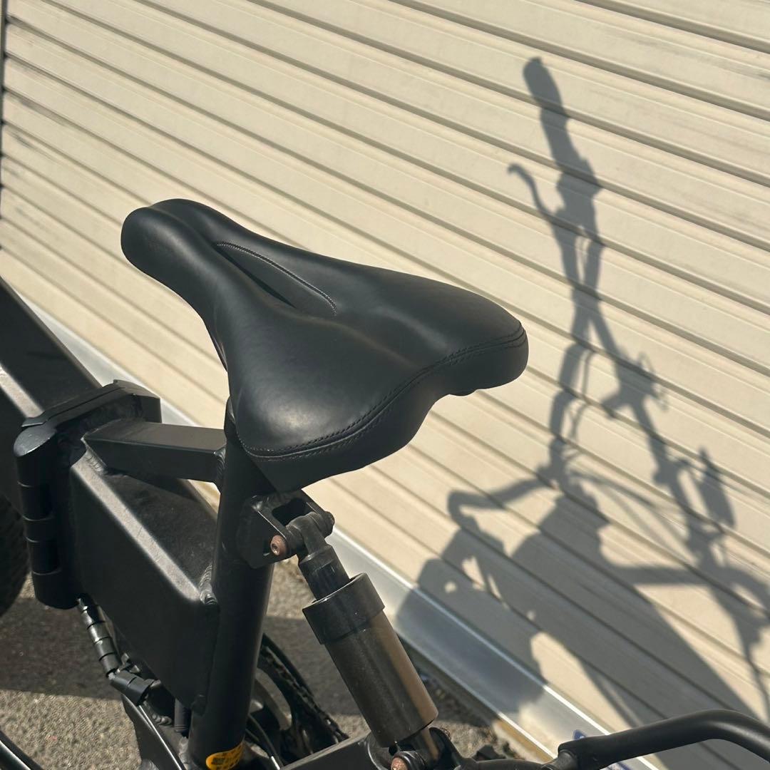 MATE.BIKE 電動アシスト 折りたたみ ファットバイク 20インチ 黒