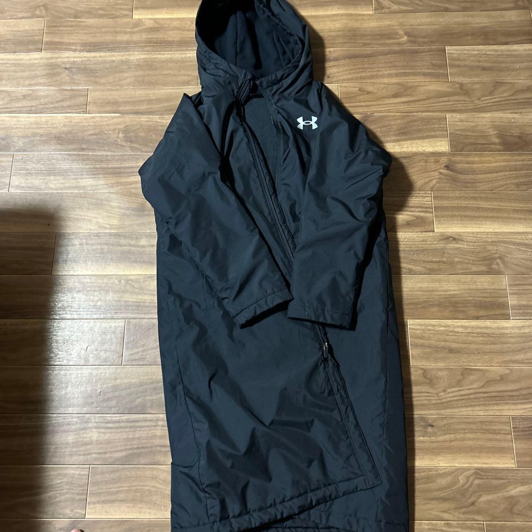 Under Armour ColdGear キッズベンチコート YXL ブラック - メルカリ