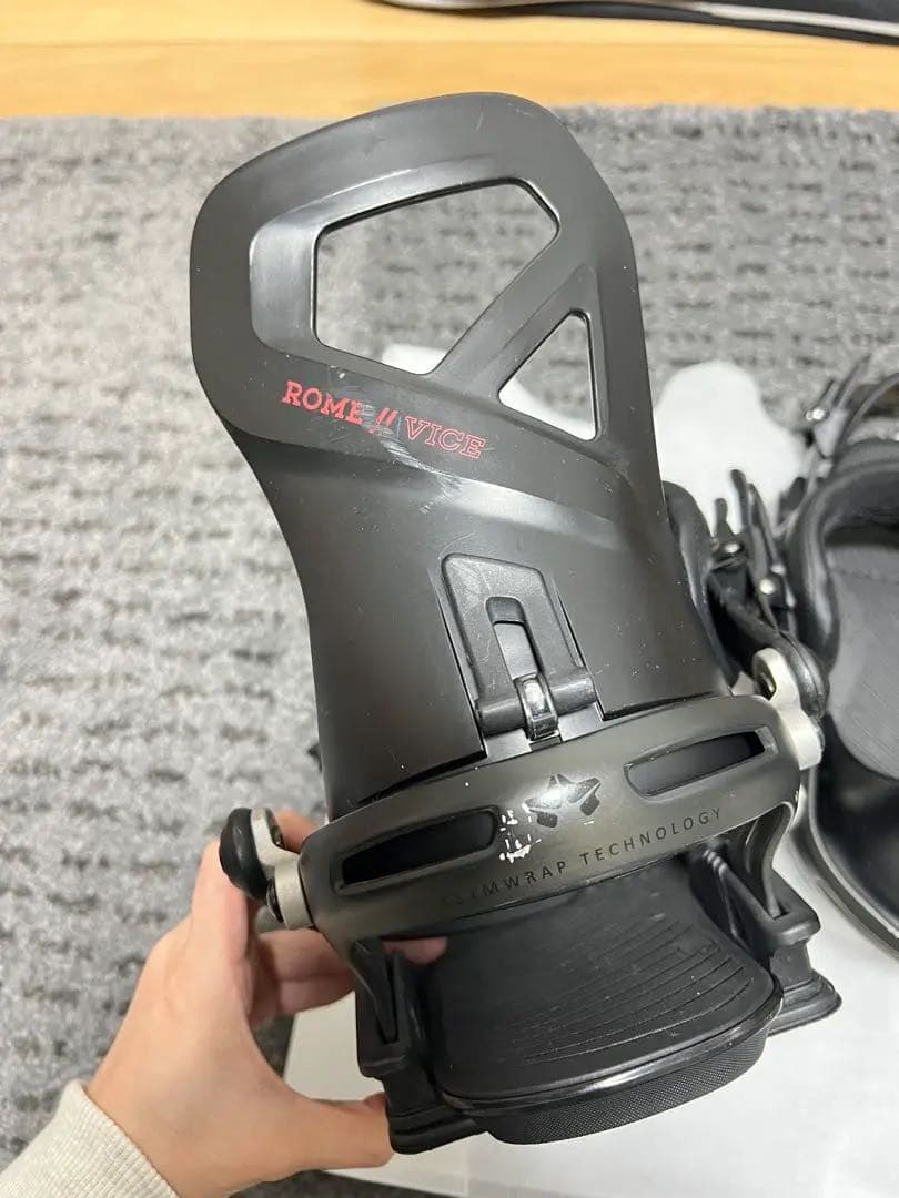 ROME SDS VICEスノーボード ビンディング ブラック