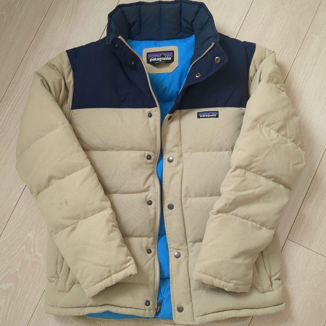 Patagonia パタゴニア ビビーダウンジャケット メンズS ベージュ