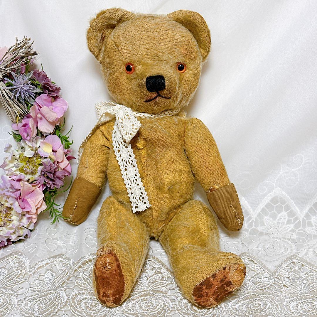 ❤️1950年代❤️愛されすぎたチャドバレーベア　アンティークベア　テディベア