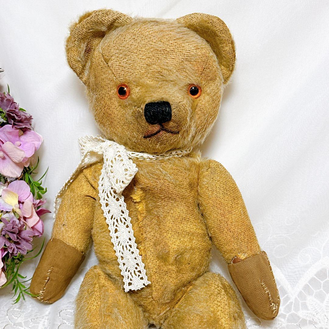 ❤️1950年代❤️愛されすぎたチャドバレーベア　アンティークベア　テディベア