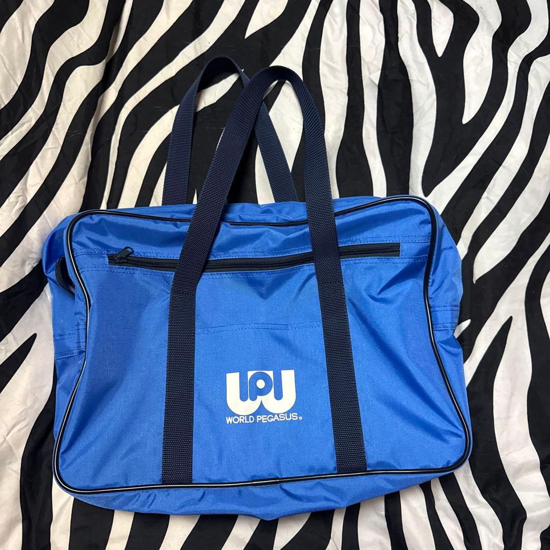 ワールドペガサス スクールバック ワッペスクバ 旧ワッペ 青 - メルカリ