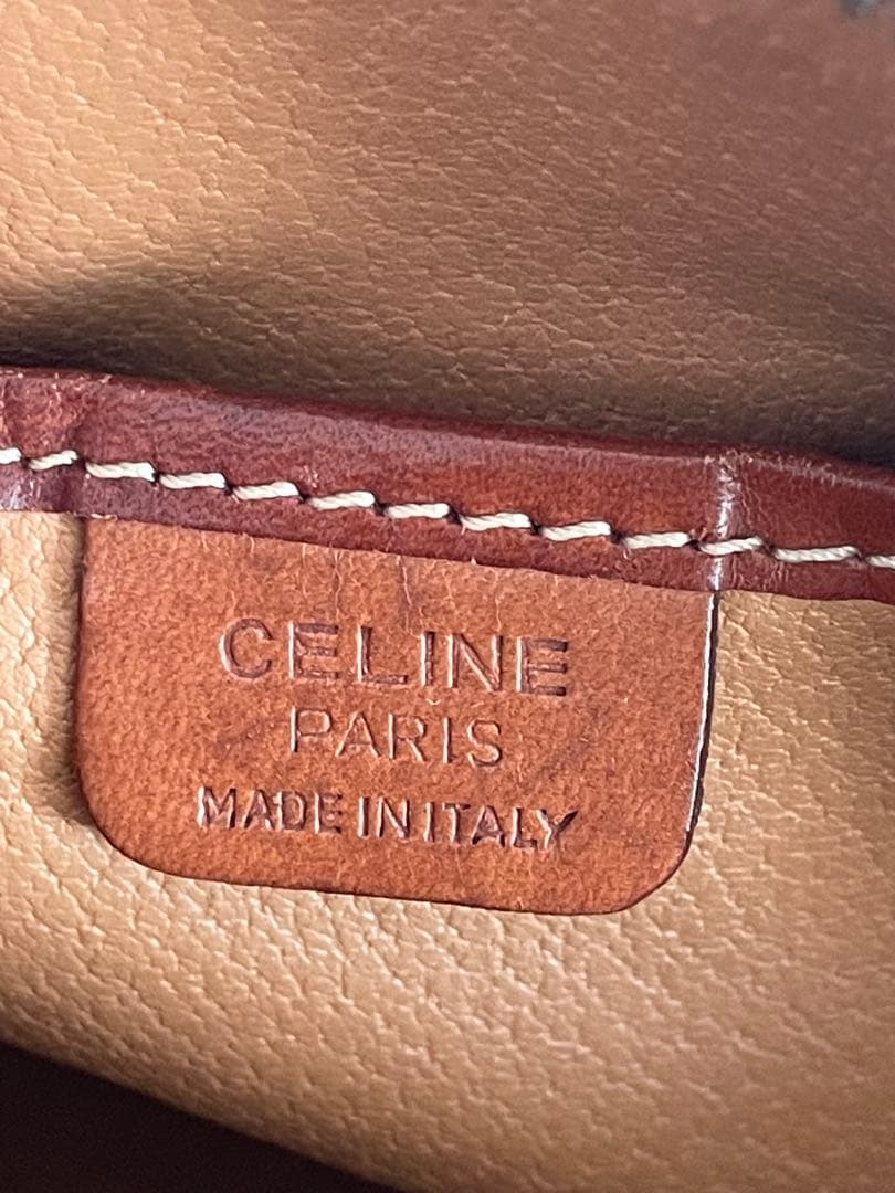 CELINE セリーヌ マカダム柄 ハンドバッグ ヴィンテージ　ジャンク