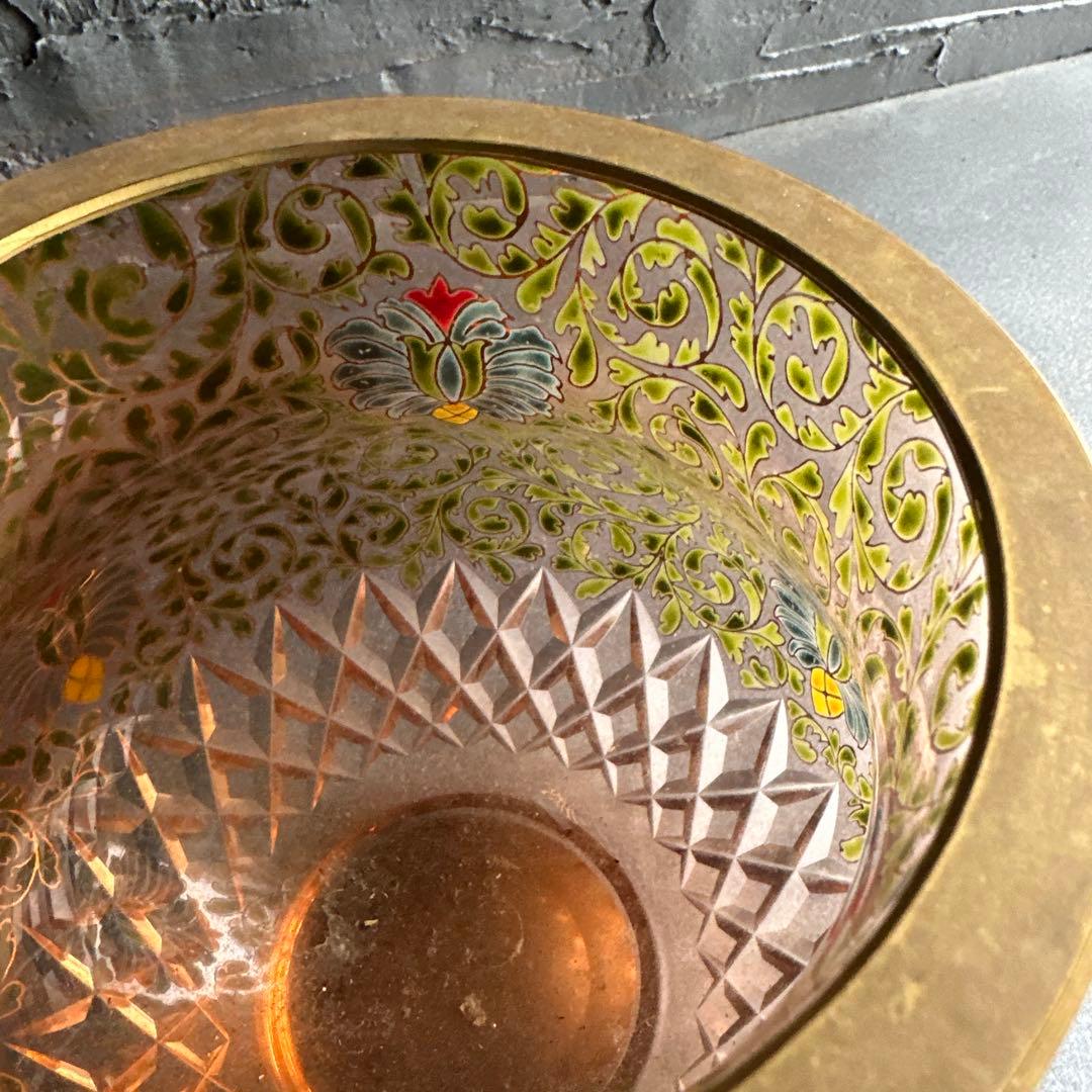 ヴィンテージ素敵すぎる！ずっしり 金彩 花瓶