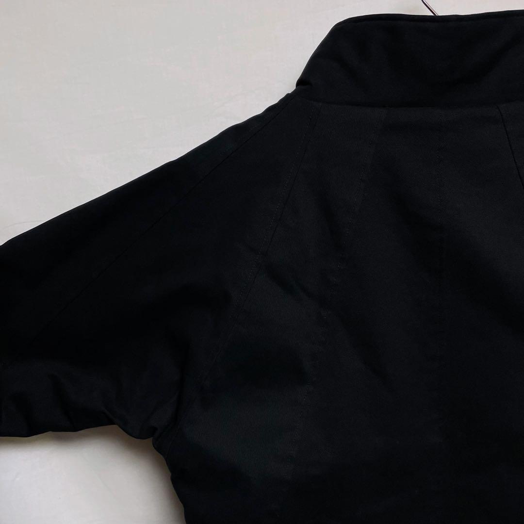 【NO ID.】マルチシームハイカラーハーフコート ボアフリース ハの字ジッパー