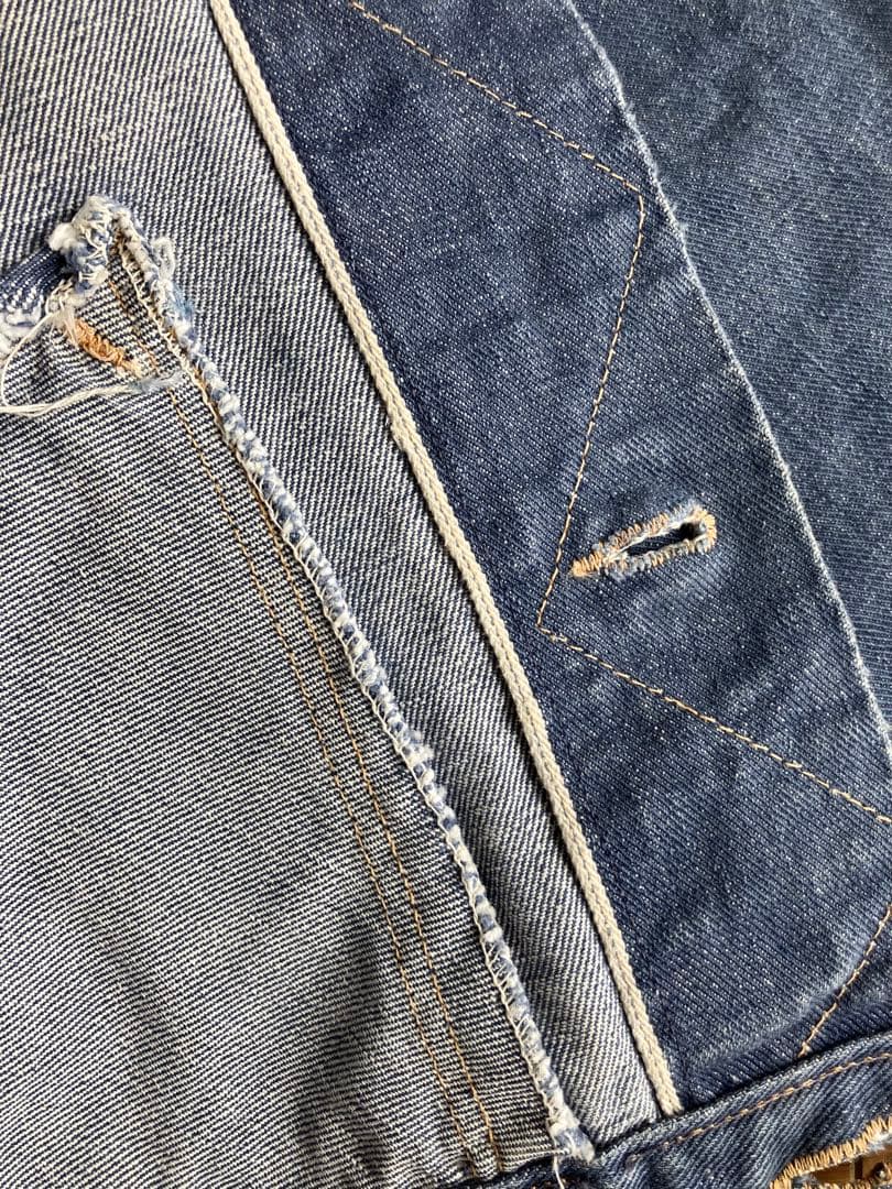 Wrangler 70s 黒タグ前期 左綾 124MJデニムジャケット 38 - メルカリ