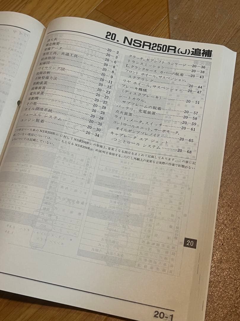 ホンダ NSR250R SP SE サービスマニュアル MC16～MC21対応