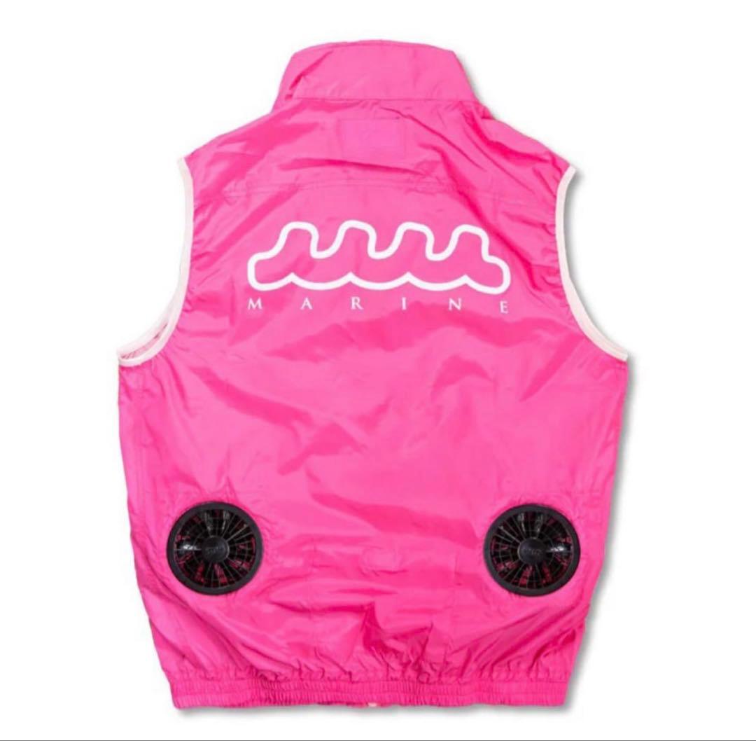 MARINE ファン付きベスト ピンク【定価 47300円】Lサイズ