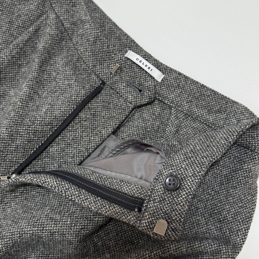 25AW 美品 セルリ CELERI TWEED パンツ ドゥーズィエムクラス
