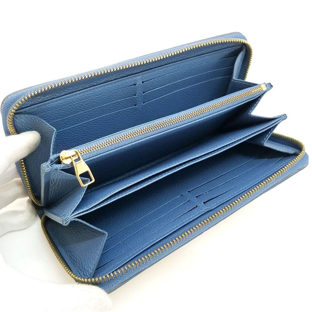 ルイヴィトン モノグラム アンプラント バイカラー 新型ジッピーウォレット 白系