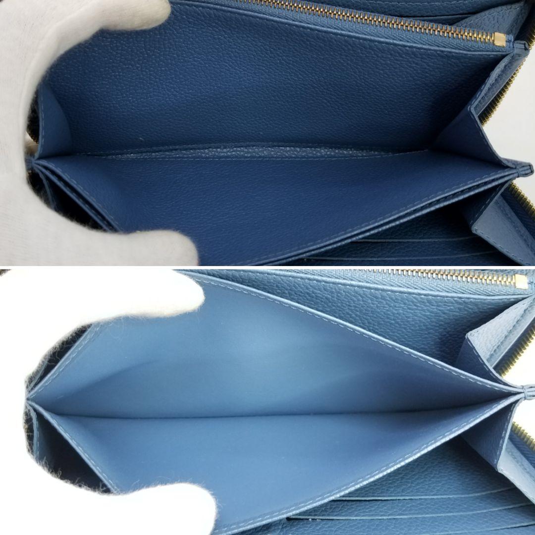 ルイヴィトン モノグラム アンプラント バイカラー 新型ジッピーウォレット 白系