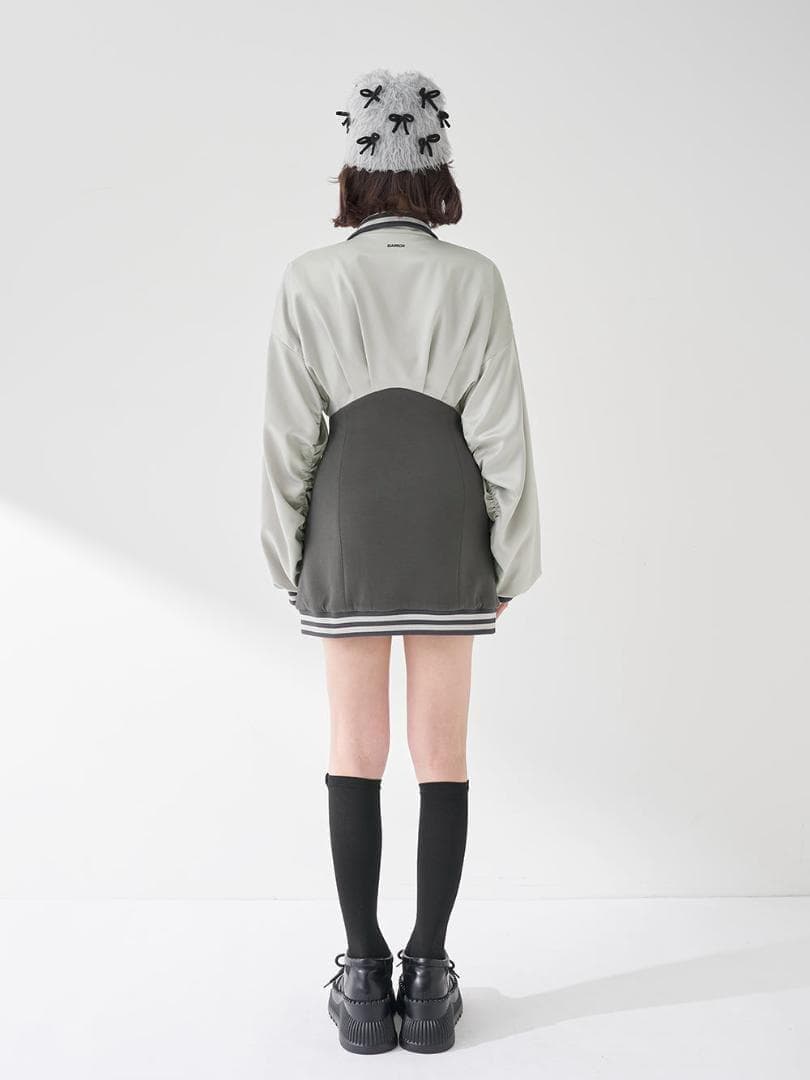 即日発送 完売品 新品 Darich ドルマンスリムスカジャンミニワンピース