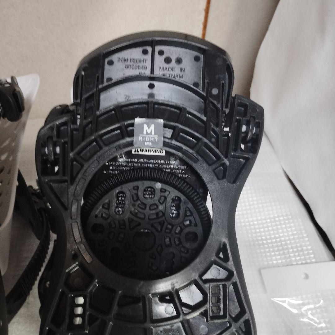 FLUX PR ビンディング Mサイズ ホワイト/ブラック　美品