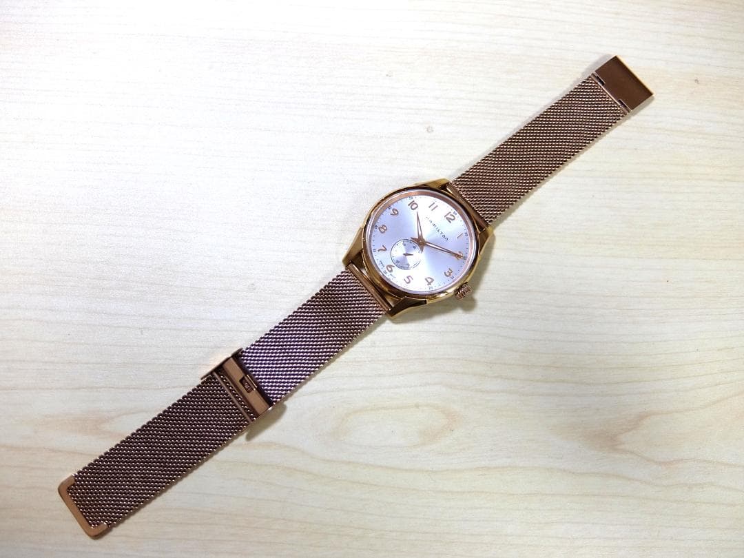 生産終了品 ハミルトン ジャズマスター ゴールド色 シンライン 替え