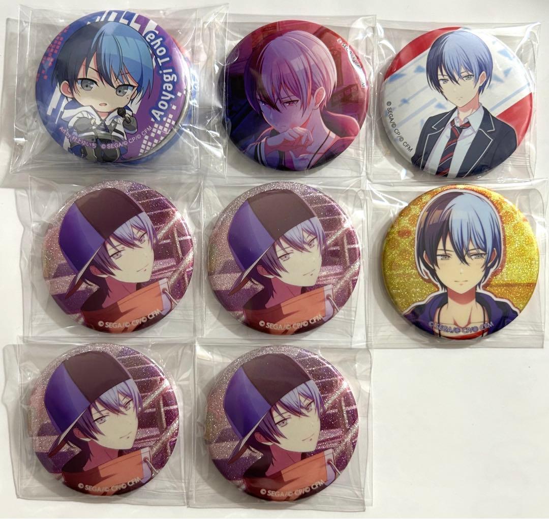 プロセカ 青柳冬弥 19a 12c グリッター缶バッジ - メルカリ