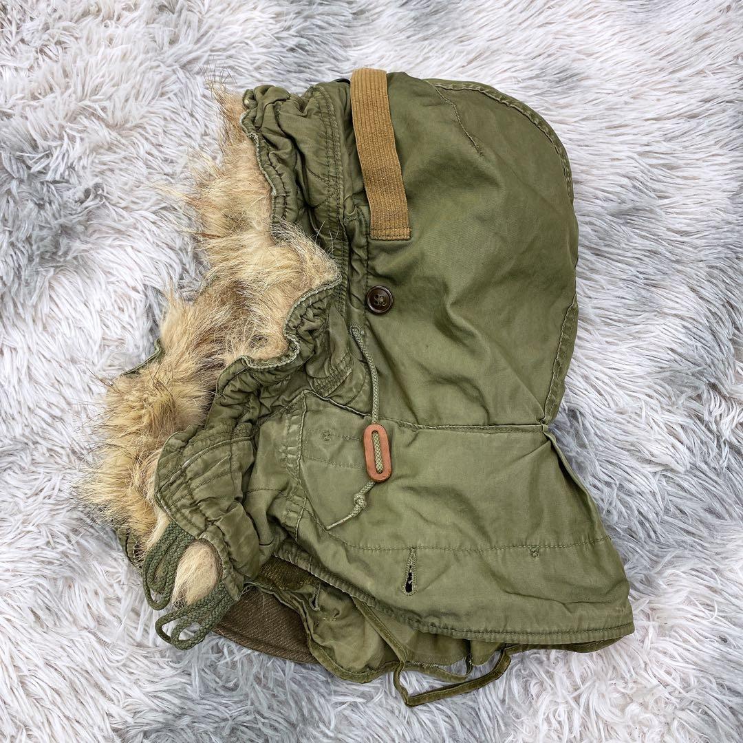 50s 米海兵隊 実物 M51 フィッシュテール コヨーテファーフード USMC