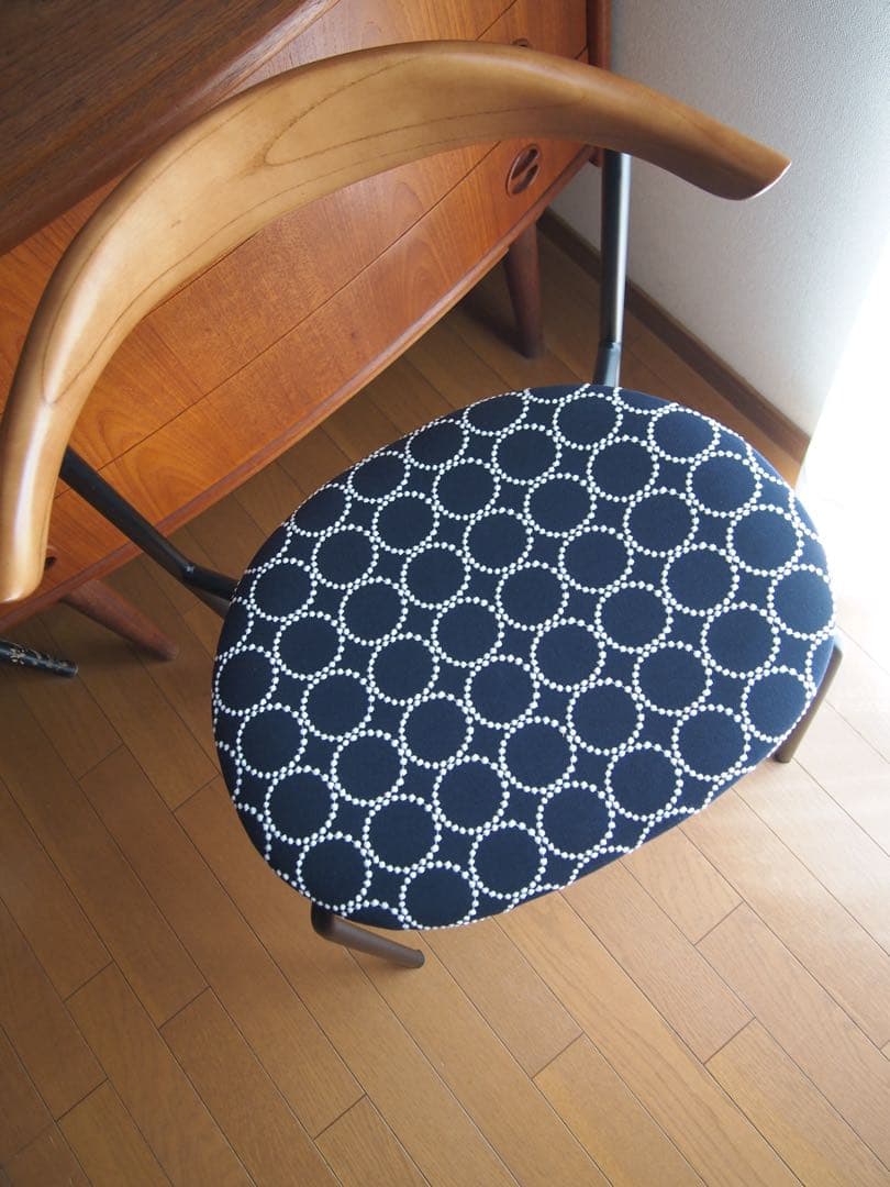 pさん専用 ミナペルホネン ハンドメイド トロペスツール 2脚セット 生地 椅子