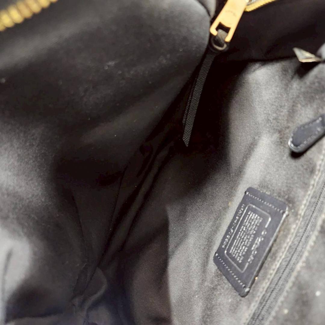 COACH（コーチ）リュックサック レザー ブラック