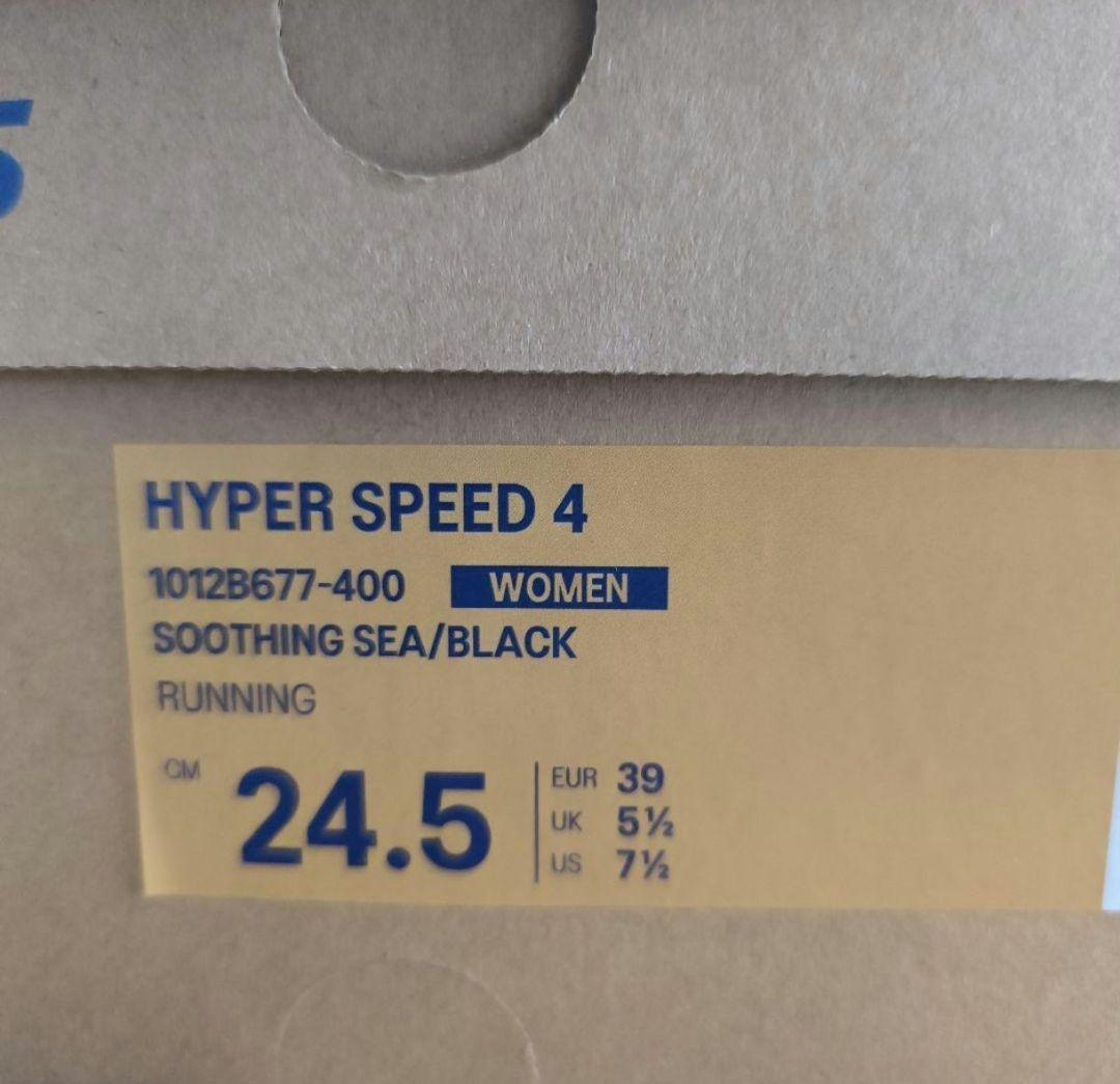 asicsレディースランニングシューズ HYPER SPEED 4 24.5cm