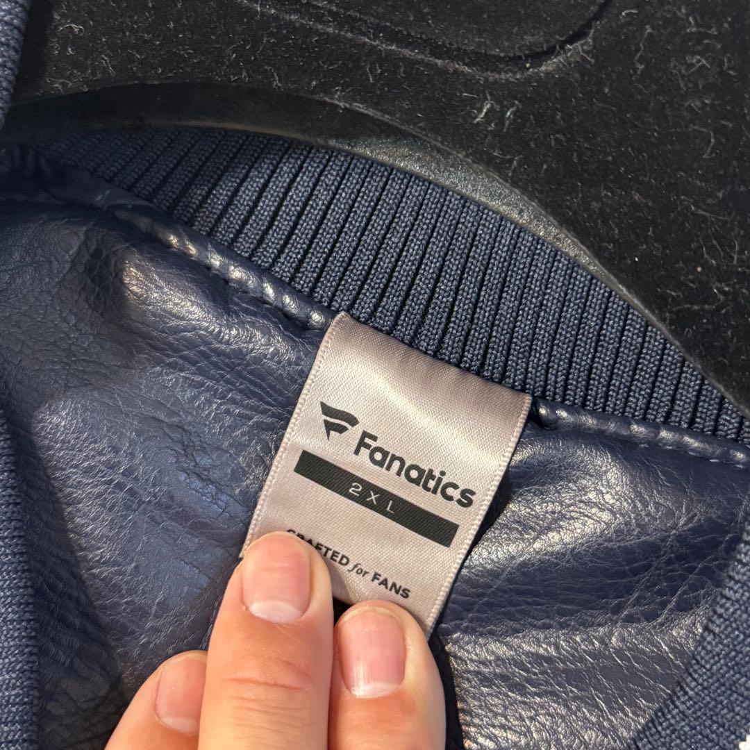 ファナティクス ヤンキース フェイクレザー スタジャン NY MLB