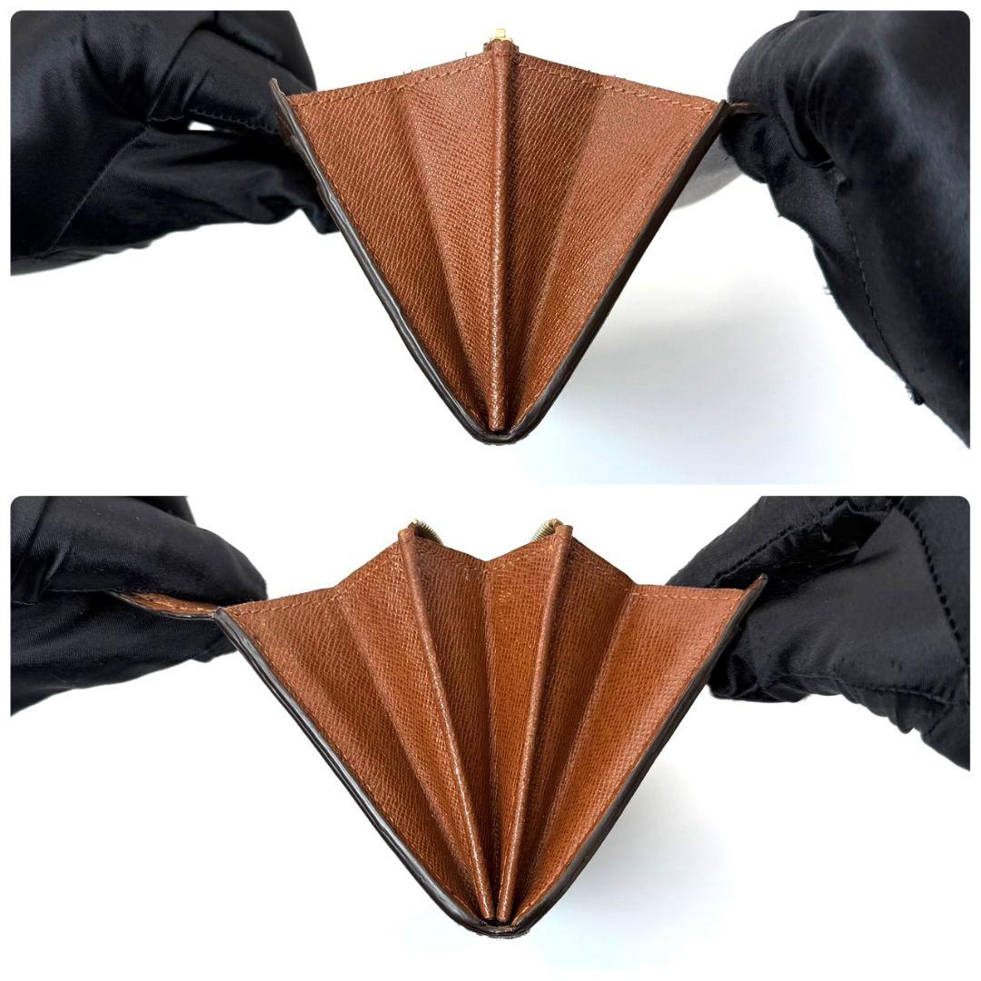 良品 ルイヴィトン モノグラム ポルトフォイユ サラ 10カード 茶色 財布 .