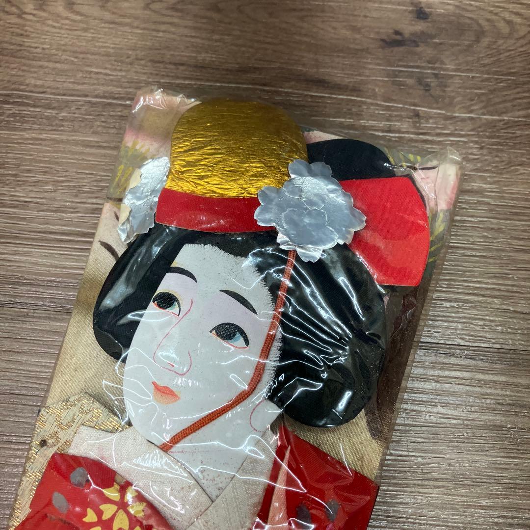 E-5 縁起物 正月飾り 押絵羽子板 舞妓 芸者 伝統工芸品 飾り物 お正月