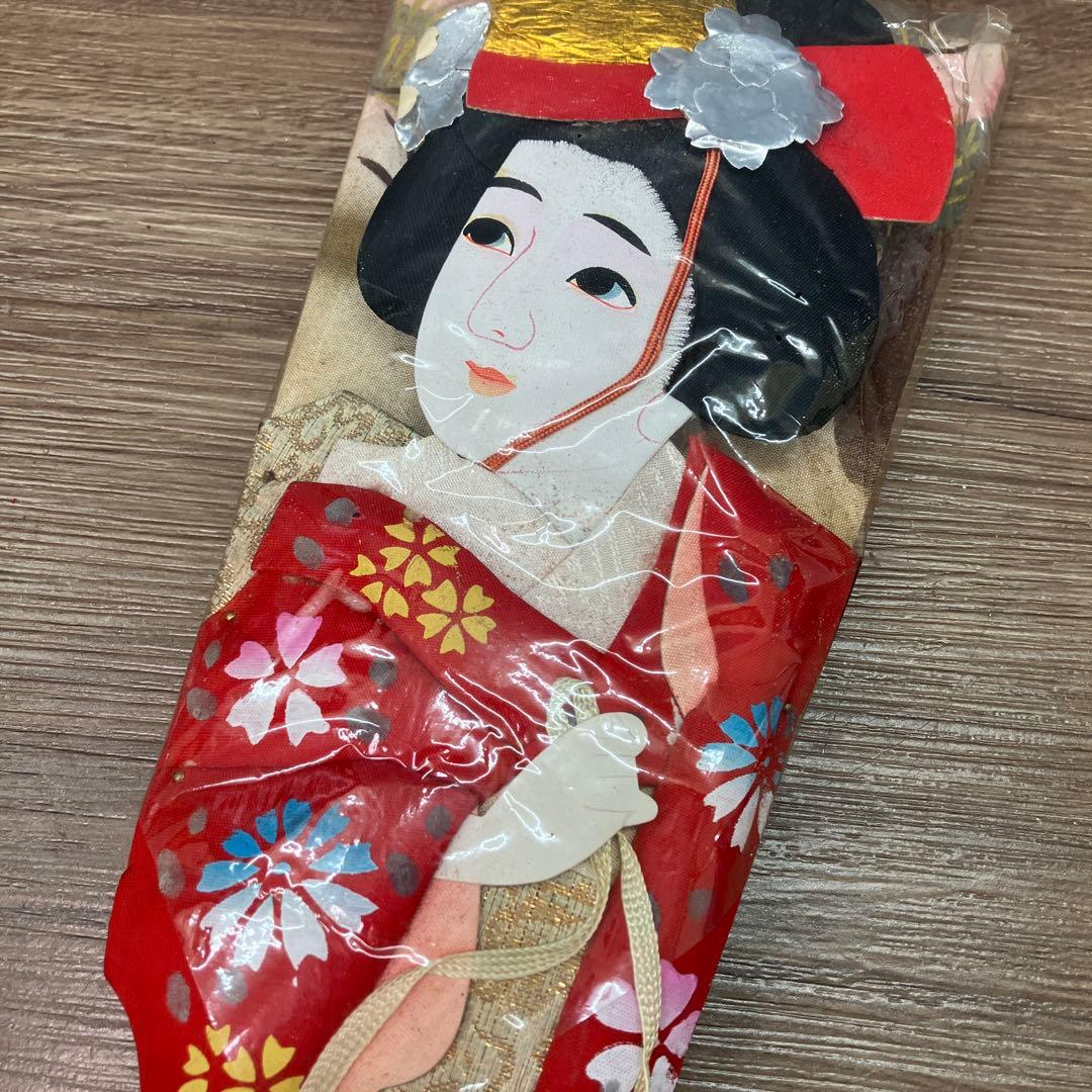 E-5 縁起物 正月飾り 押絵羽子板 舞妓 芸者 伝統工芸品 飾り物 お正月