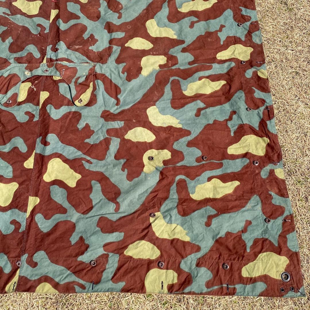 【入手困難】イタリア軍幕　サンマルコ迷彩　３枚セット　ミリタリー　テント