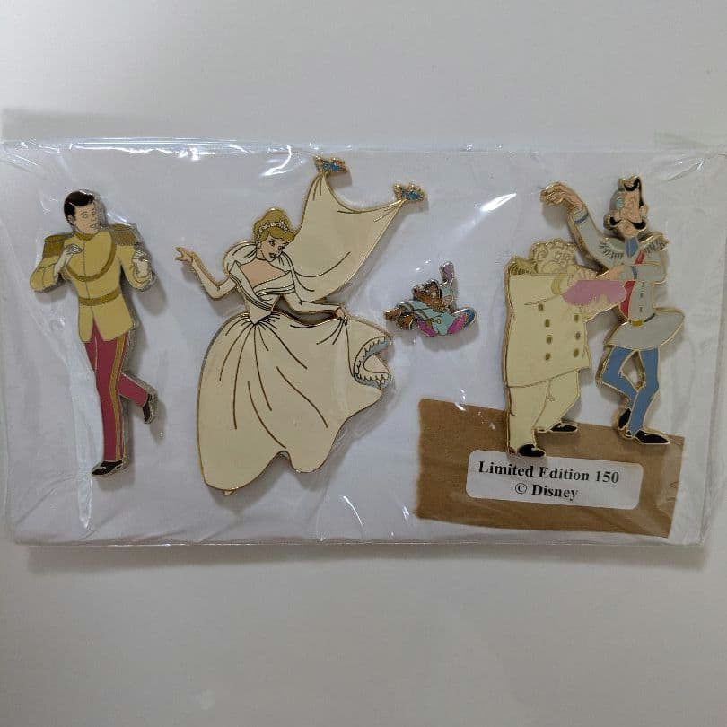 LE150 JDS OLD ディズニー ピンバッジ シンデレラ プリンス レア