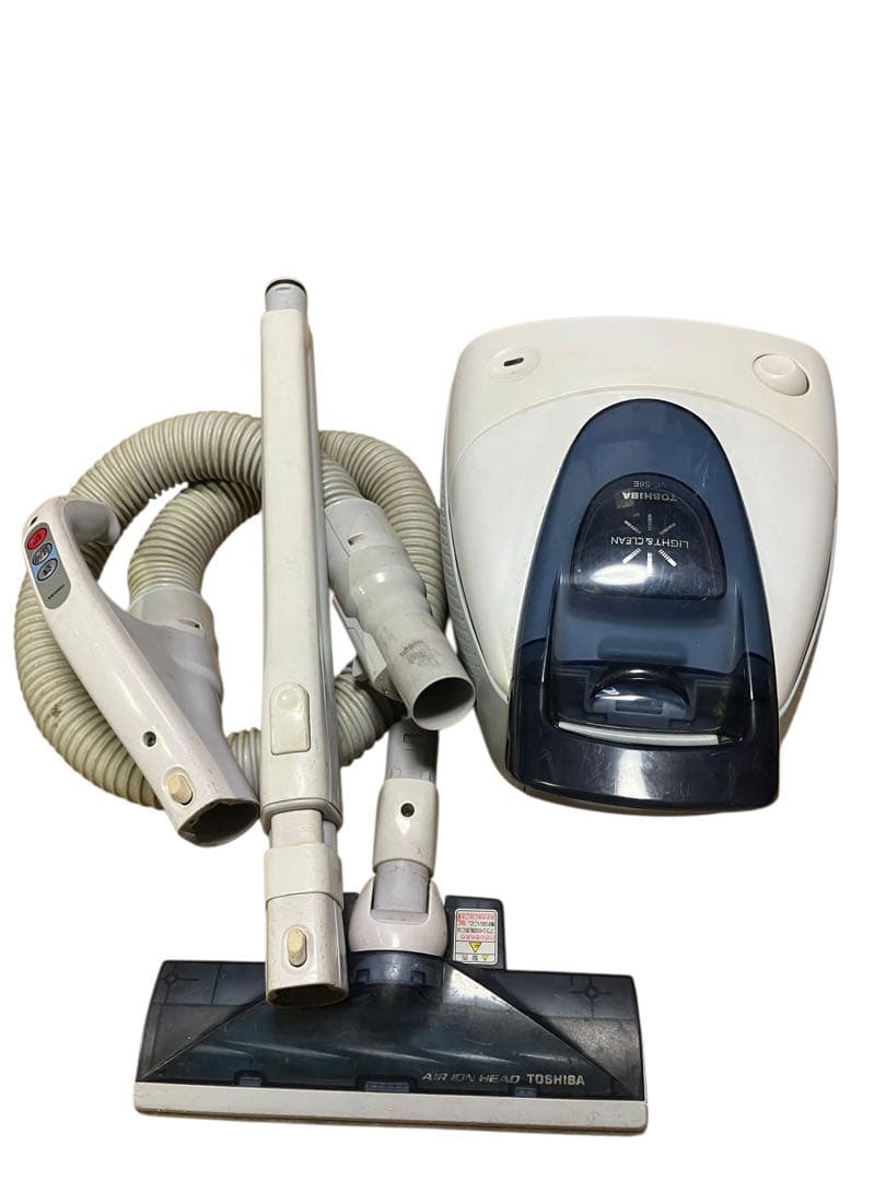 TOSHIBA 東芝　紙パック掃除機VC-S6E (L) 4年製　保証付　レトロ