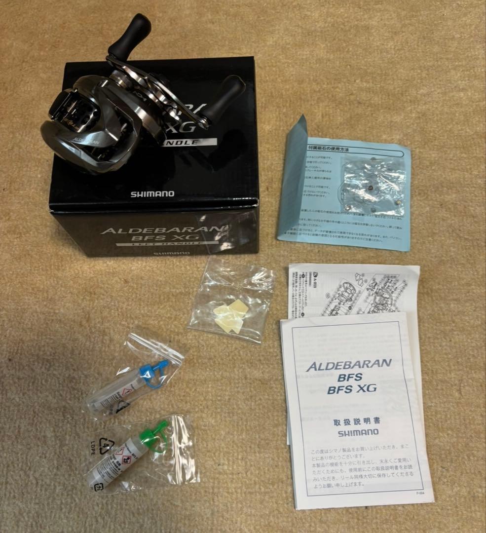 【良品】シマノ　アルデバランBFS XG 左ハンドル