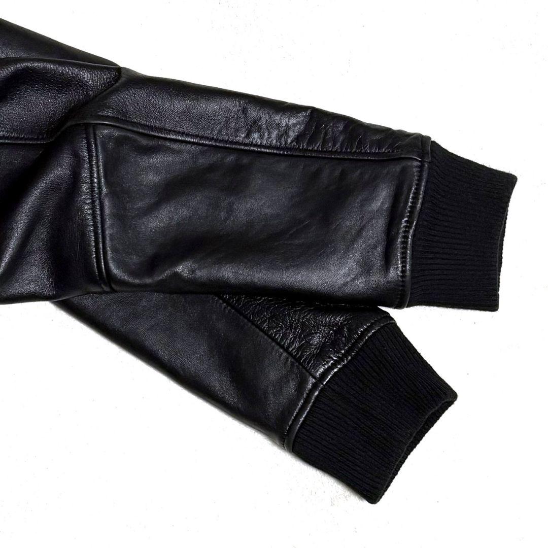 極美品✨️ BEAMS × Harris Tweed スタジャン レザー ウール