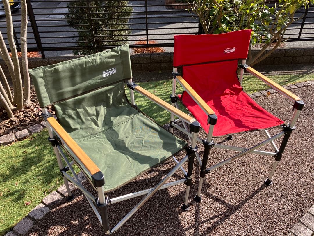 Coleman アウトドアチェア ツーウェイキャプテンチェア レッド