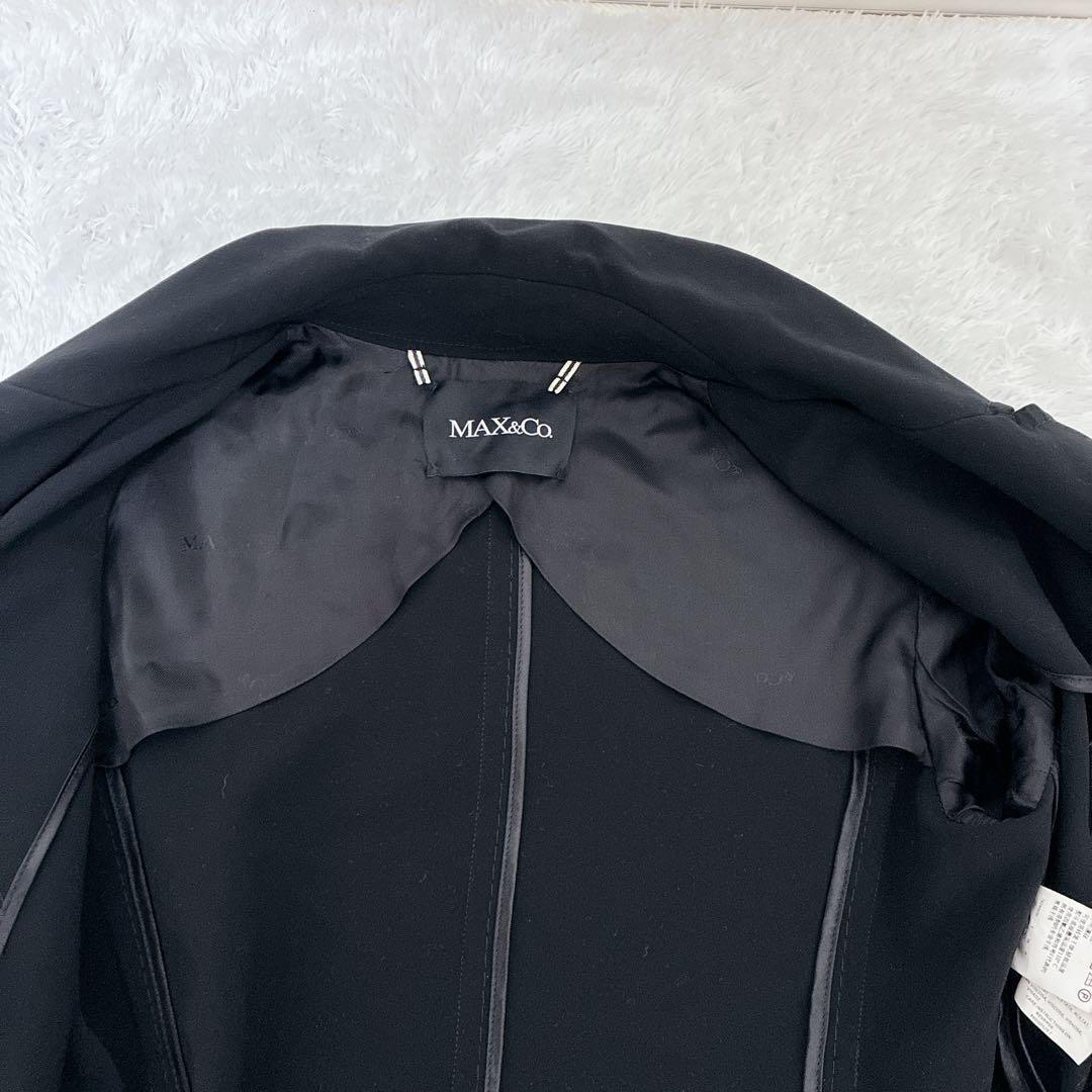 【MAX&Co】ラップコート ベルテッドコート ロングコート ストレッチ ベルト