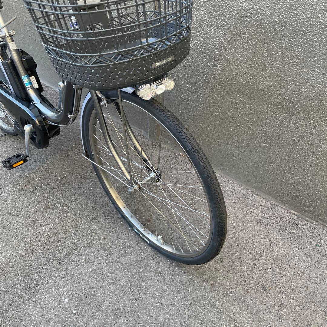 ブリヂストン電動アシスト自転車26インチ 12.3Ah グレー