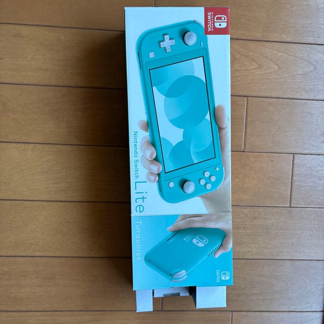 Nintendo Switch Lite ターコイズ　電源ケーブル、箱有り