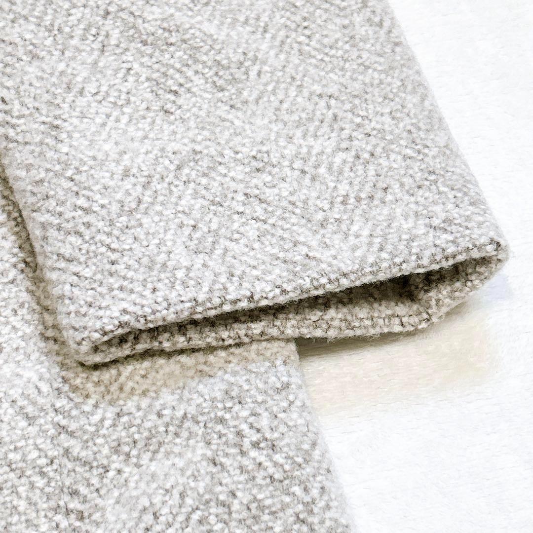 未使用級美品✨　アクアスキュータム　ステンカラー　コート　ウール　ヘリンボーン