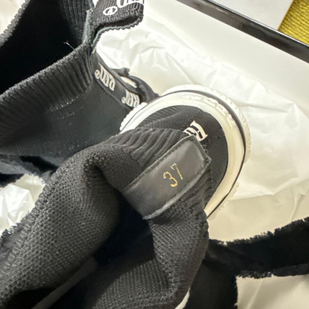 レッドヴァレンティノ（RED VALENTINO）ソックスニーカー 37 リボン