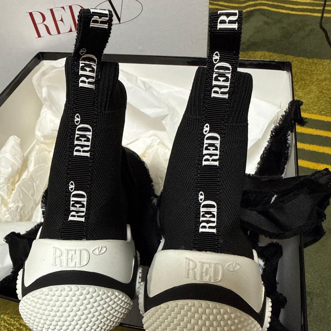 レッドヴァレンティノ（RED VALENTINO）ソックスニーカー 37 リボン