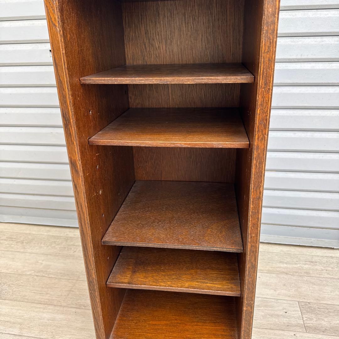 三越 ブルージュ スリムオープンシェルフ　キャビネット オーク　英国カントリー調