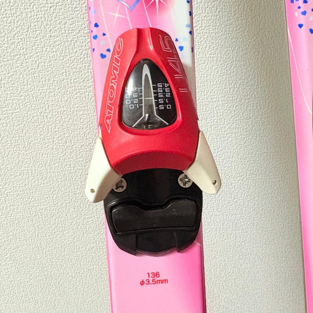 KAZAMA 子ども用スキー3点セット KAZAMA SPAXJ136 ジュニアスキー 3点