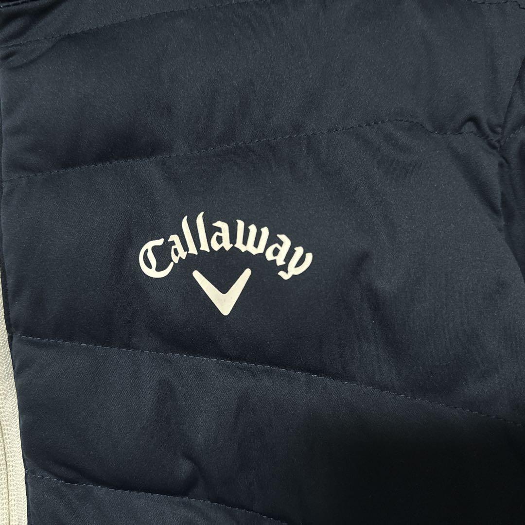 Callaway キャロウェイ 中わた フルジップ ジャケット ネイビー M