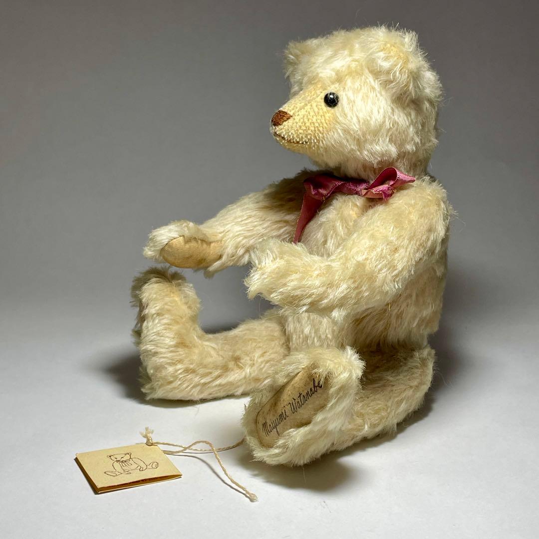 ◇希少品 テディベア 有名作家【渡邊真弓】作 ぬいぐるみ ビンテージ