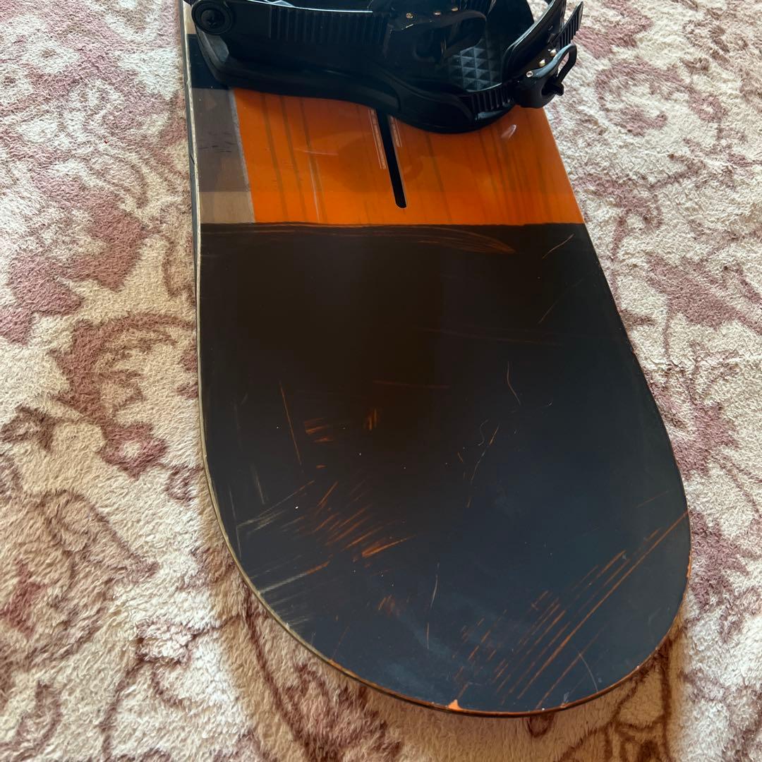 良品 BURTON CUSTOM FV 148cm バイン付 スノーボードセット
