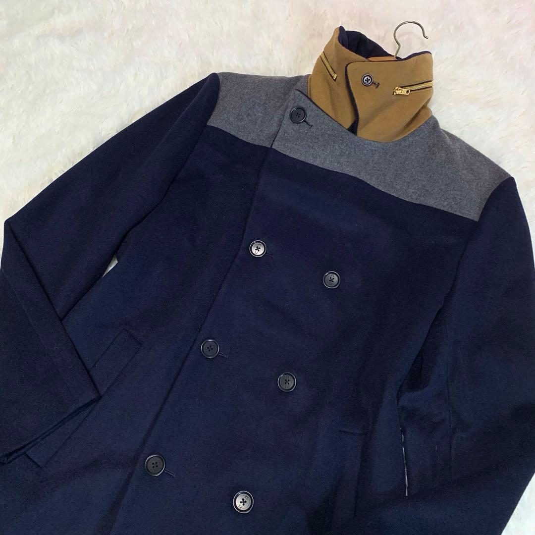 専用♡XL2◆Paul Smith【襟裏切替＆ジップデザイン/チェスターコート】