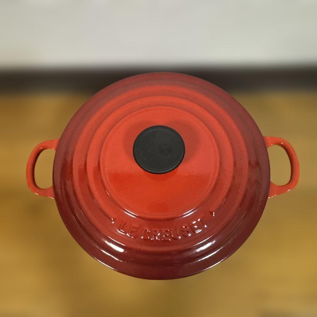 ル・クルーゼ ココットロンド 鍋 20cm レッド