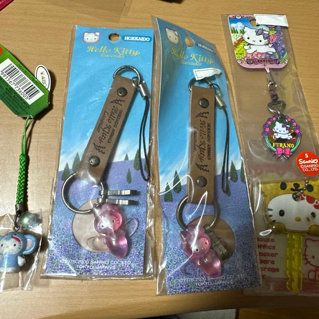 ハローキティ キティ 北海道 クリオネ ストラップ ご当地 根付け