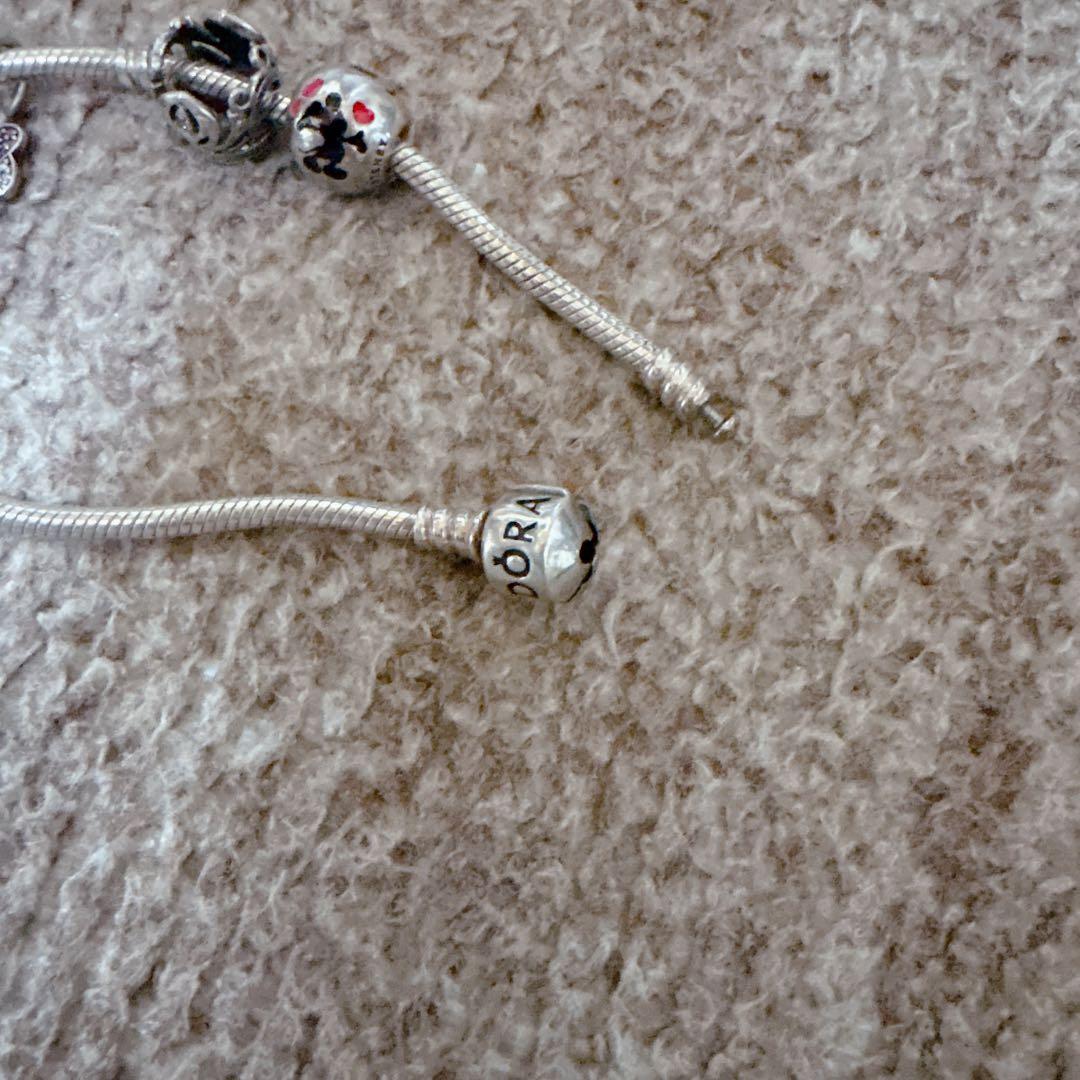 PANDORA ディズニー限定 パンドラ チャームブレスレット シルバー